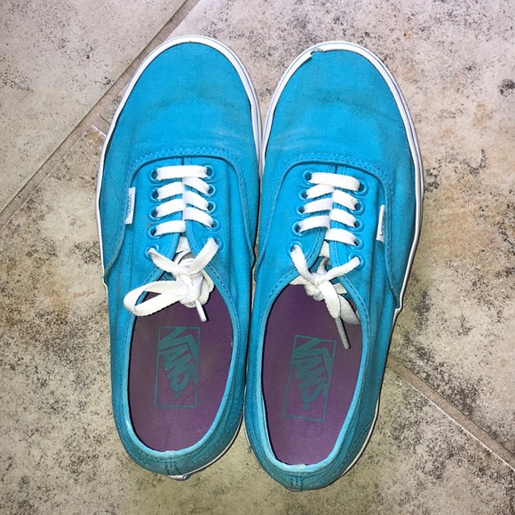 Used Blue Vans, Women’s 8.5 - Picture 1 of 6